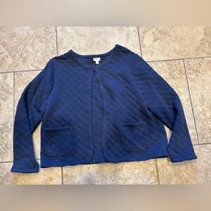 J. Crew navy quilted jacket NWT XXL